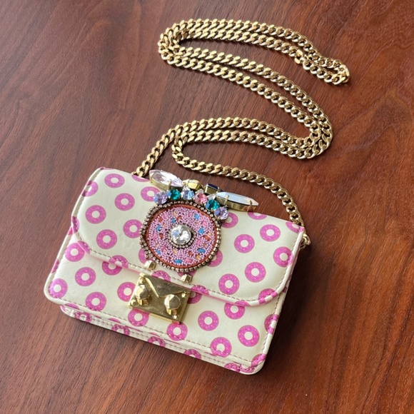 Gedebe Donut Print Embellished Cross-body - Picture 1 of 9